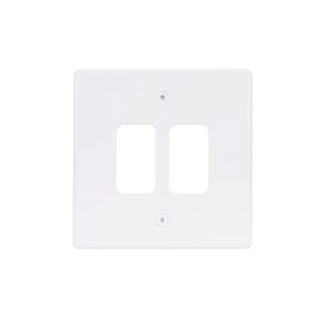 Schneider Electric Ultimate Moulded Plate Grid System 2 Gangs GUG02G White in Dubai, UAE