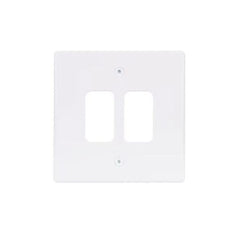 Schneider Electric Ultimate Moulded Plate Grid System 2 Gangs GUG02G - White - Slide 1