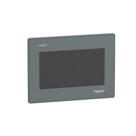 Schneider Electric Harmony Easy GXU Advanced Touchscreen Panel 7 Inch Widescreen Universal model 2 Serial Ports 1 Ethernet Port embeddedRTC HMIGXU3512