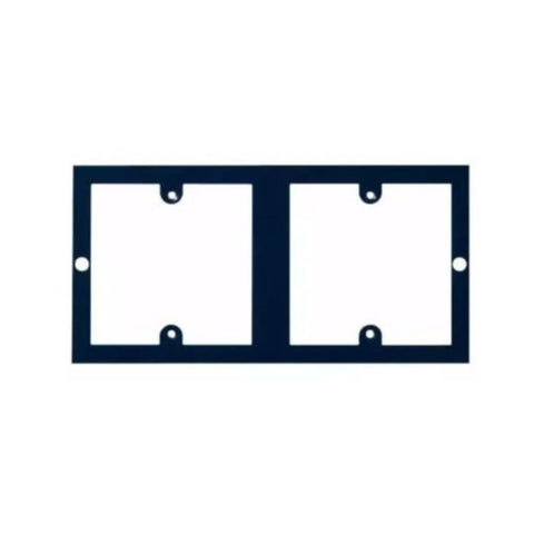 Schneider Electric Mita 87mm Mounting Plate for Two Single Gang Wiring Devices INS55321 - Blue