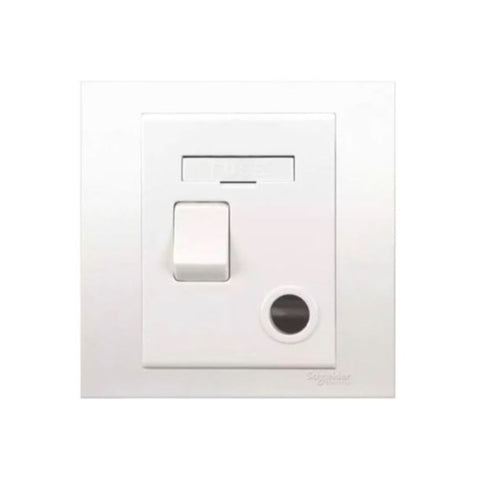 Schneider Electric Vivace KB31DFSG Switched Fuse Mechanism 13A 250V - White