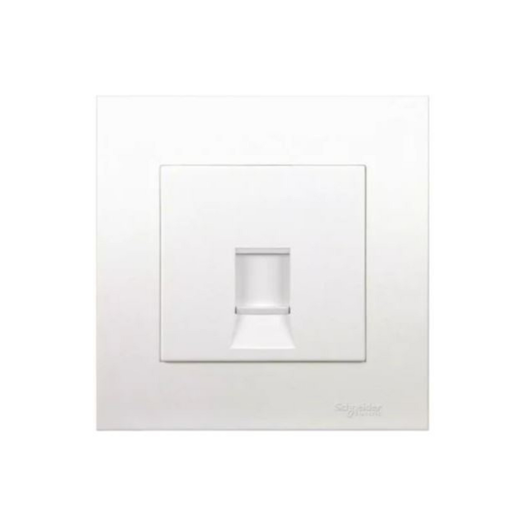 Schneider Electric Vivace Data Socket Cat 6 with shutter 1 Gang KB31RJ6 White in Dubai, UAE