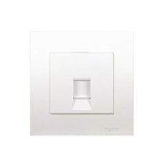Schneider Electric 1 Gang Cat 6 Data Outlet with Shutter KB31RJ6_AS - Aluminium Silver - Slide 1