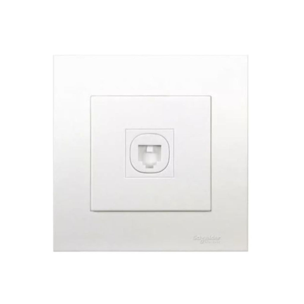 Schneider Electric 1 Gang Telephone Outlet with Shutter in Dubai, UAE