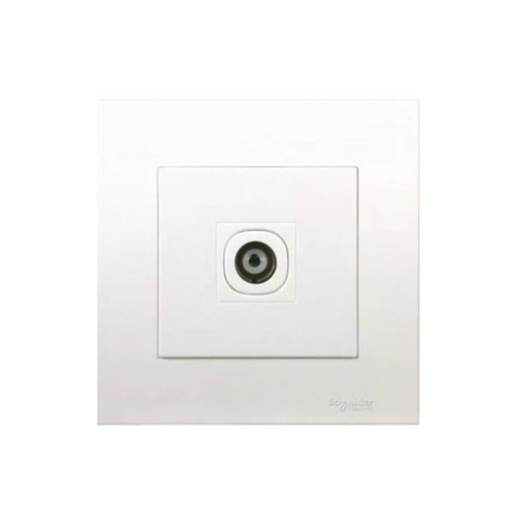 Schneider Electric Vivace TV Co-axial Outlet 1 Gang KB31TV_AS - Aluminium Silver