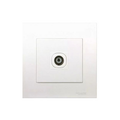 Schneider Electric Vivace TV Co-axial Outlet 1 Gang KB31TV_AS - Aluminium Silver - Slide 1