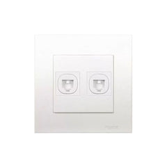 Schneider Electric 2 Gang Telephone Outlet with Shutter KB32TS_AS - Slide 1
