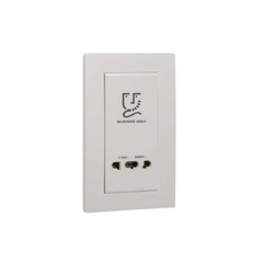 Schneider Electric Vivace Shaver Socket 115V/240V 2 Gangs IP21 KBT727V - White - Slide 1