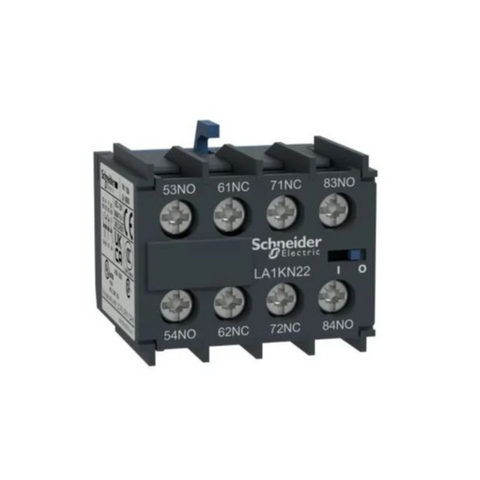 Schneider Electric TeSys K Auxiliary Contact Block 2NO + 2NC Screw Terminals LA1KN22