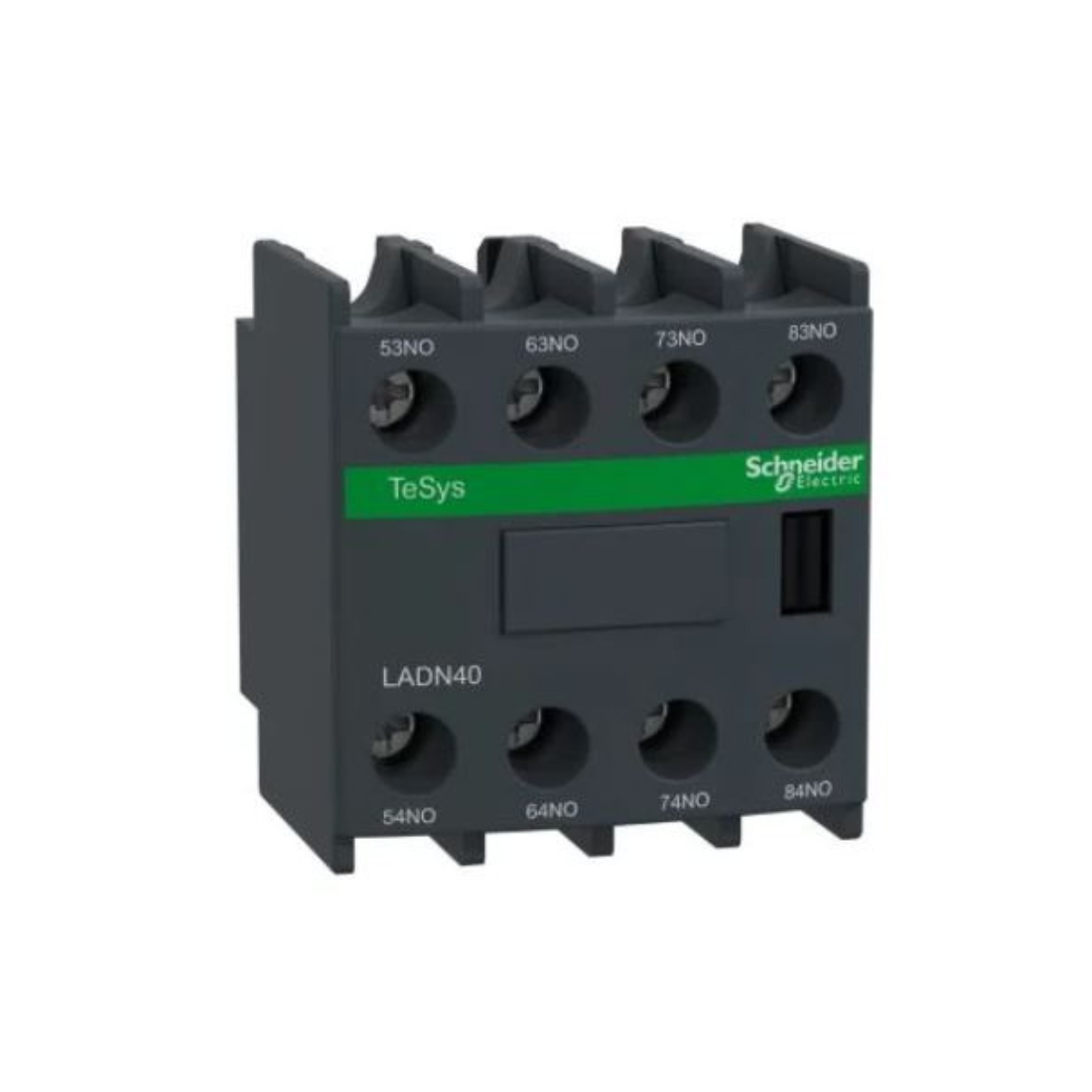 Schneider Electric TeSys D Auxiliary Contact Block 4NO Front Mounting Screw Clamp Terminals LADN40
