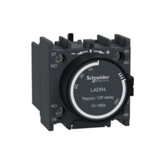 Schneider Electric TeSys D Time Delay Auxiliary Contact Block 1 NO + 1 NC Screw Clamp Terminals LADR4 - Slide 1