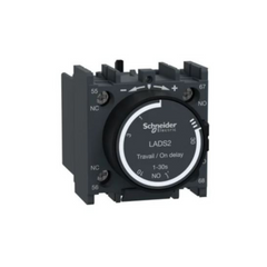 Schneider Electric TeSys D Time Delay Auxiliary Contact Block 1 NO + 1 NC Screw Clamp Terminals LADS2 - Slide 1