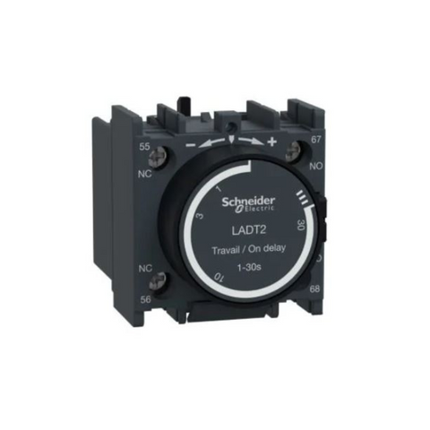 Schneider Electric TeSys D Time Delay Auxiliary Contact Block 1NO + 1NC Screw Clamp Terminals LADT2