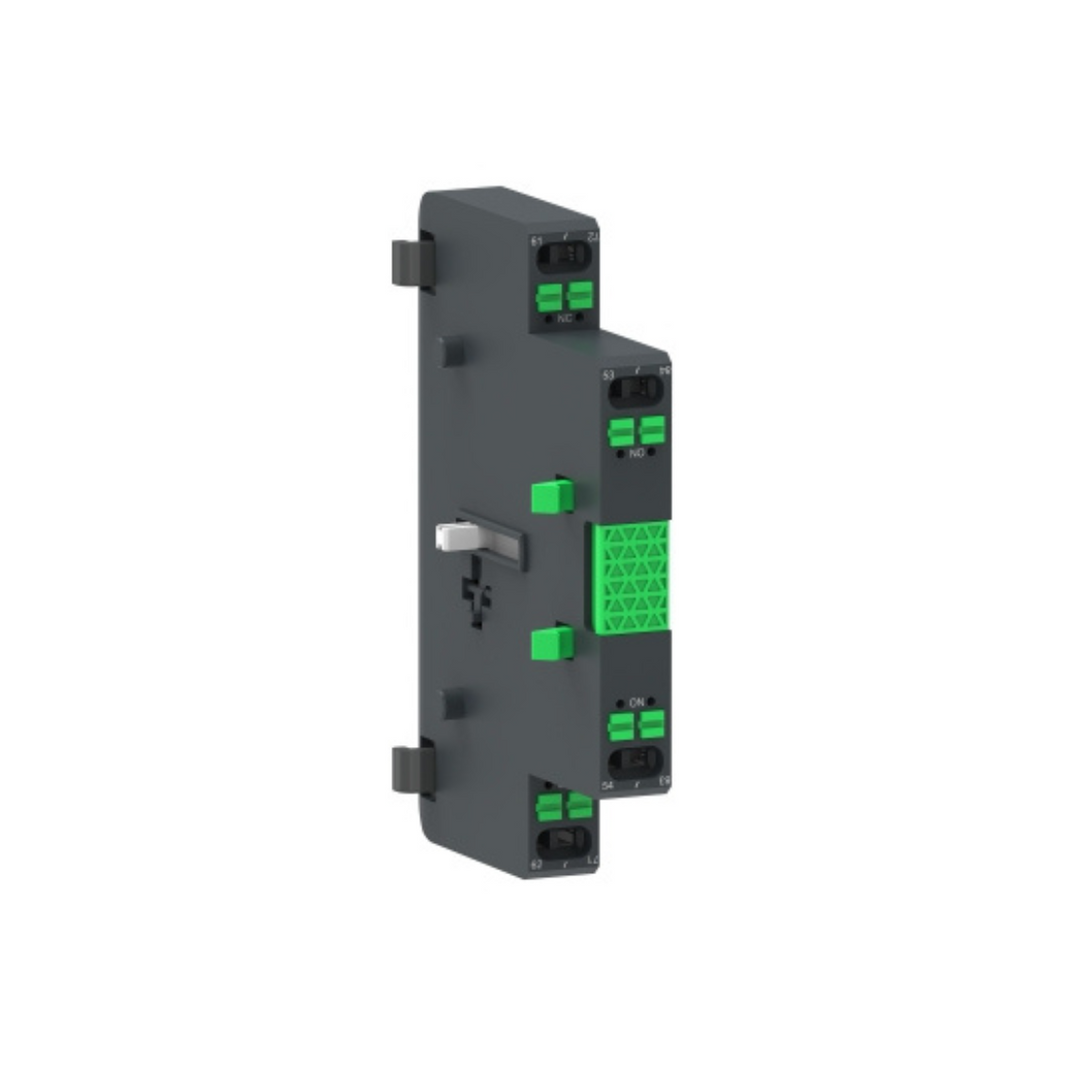 Schneider Electric TeSys G Auxiliary Contact Block 1NO + 1NC Side Mounting Push-in Terminals LAG8N113 in Dubai, UAE