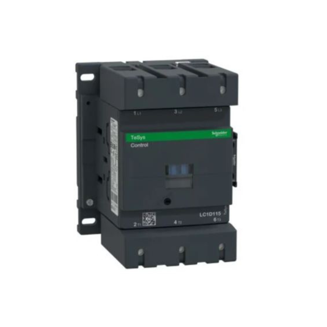 Schneider Electric TeSys Deca Contactor 3P(3NO) AC-3/AC-3e <=440V 115A 48V AC 50/60Hz Coil Screw Clamp Terminals LC1D115E7
