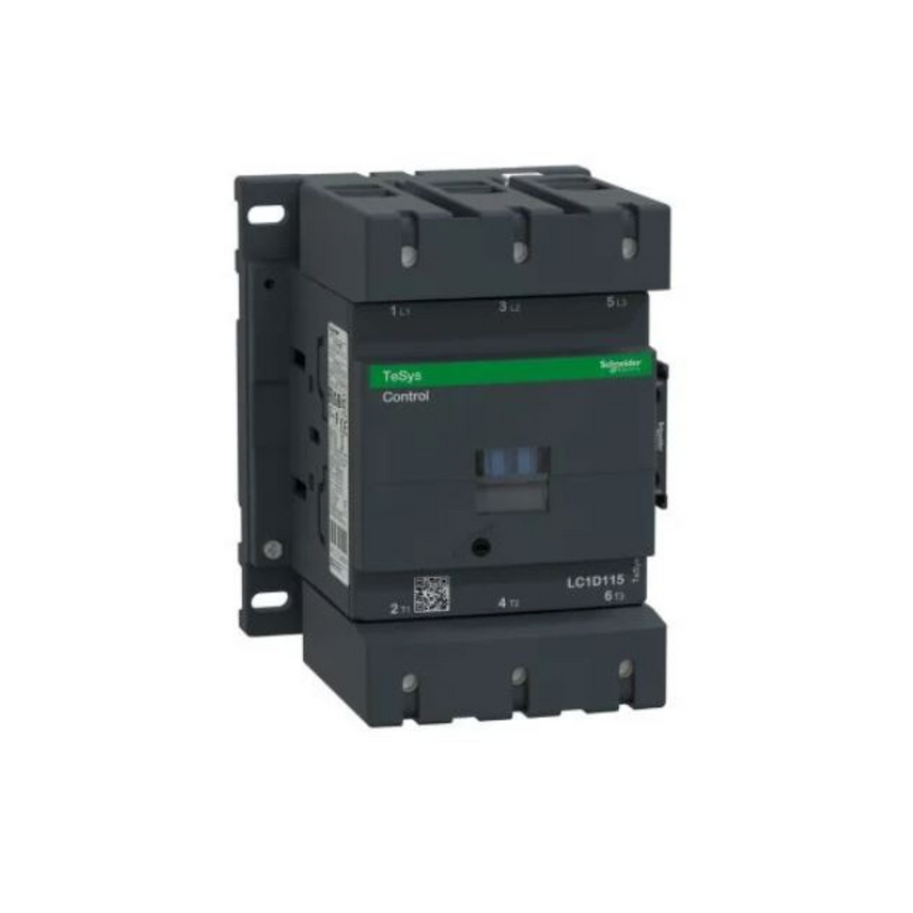 Schneider Electric TeSys D contactor 3P(3 NO) AC-3 <= 440V 115A 220V AC 50/60Hz Coil LC1D115M7 in Dubai, UAE