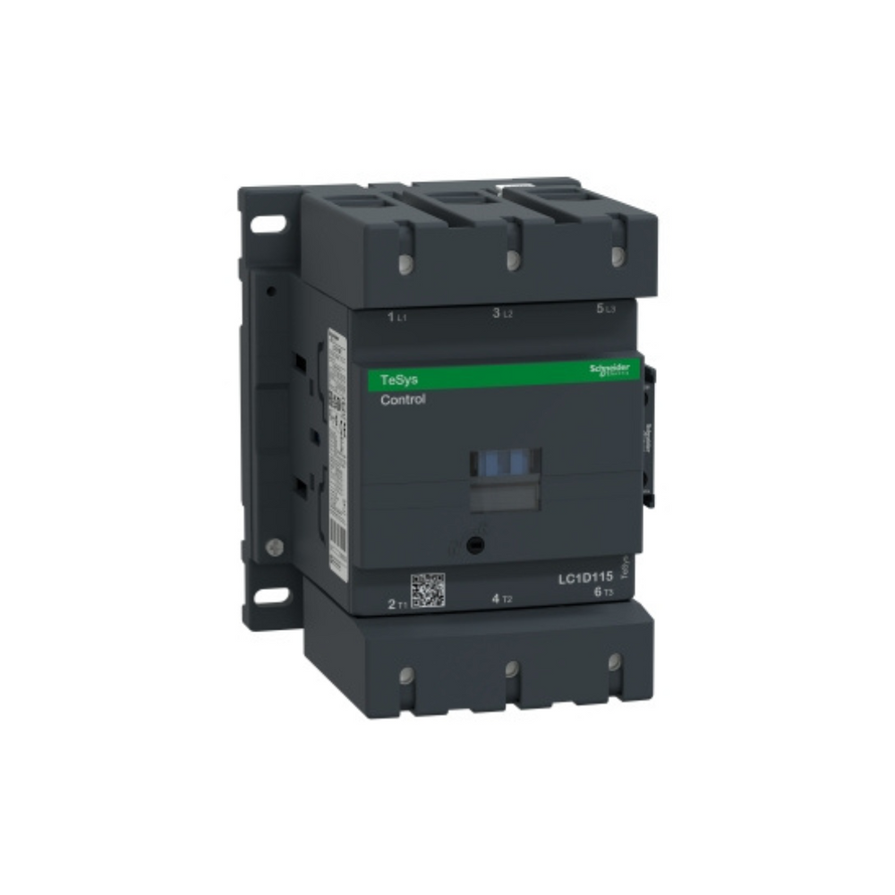 Schneider Electric TeSys D Contactor 3P(3 NO) AC-3 <= 440V 115A 415V AC 50/60Hz Coil LC1D115N7 in Dubai, UAE