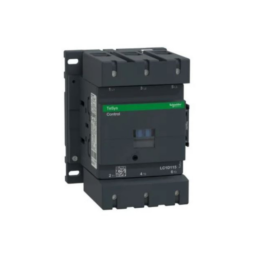 Schneider Electric TeSys D Contactor 3P(3 NO) AC-3 <= 440V 12A 240V AC 50/60Hz Coil LC1D115U7 in Dubai, UAE