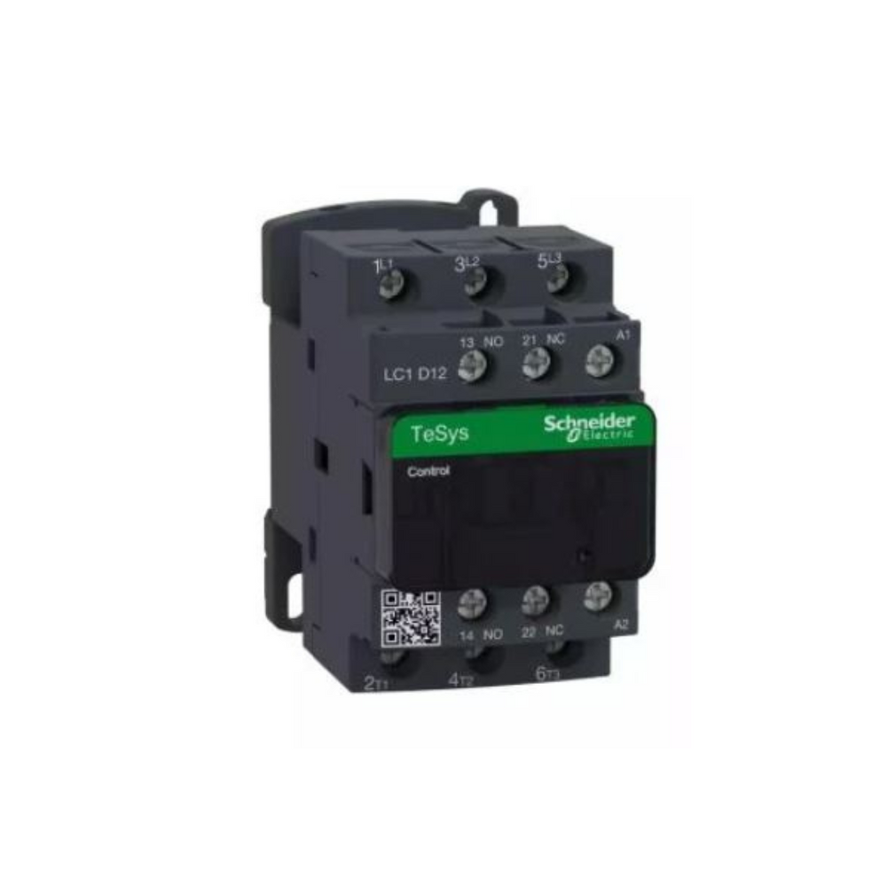 Schneider Electric TeSys D Contactor 3P(3 NO) AC-3 <= 440V 12A 110V AC Coil LC1D12F7 in Dubai, UAE