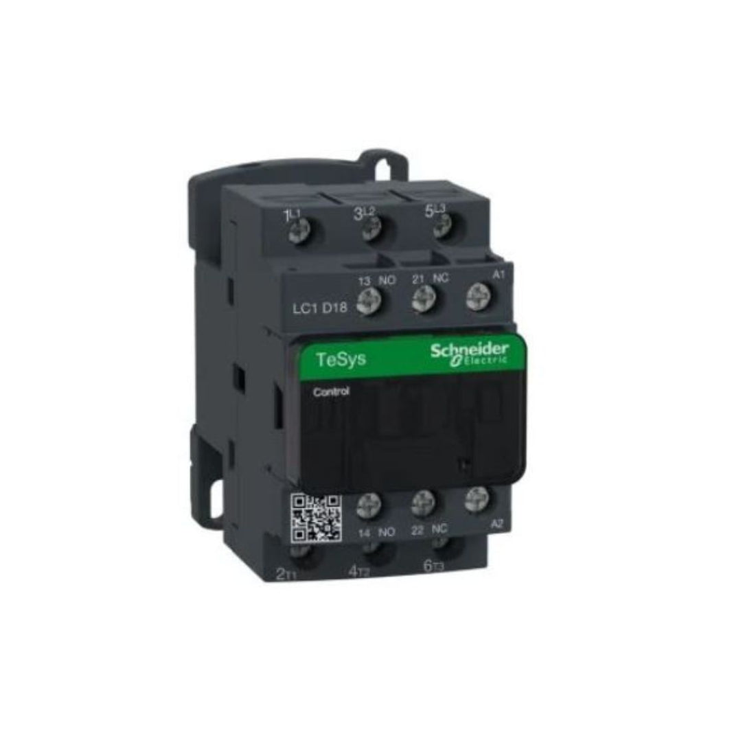 Schneider Electric TeSys D Contactor 3P(3 NO) AC-3 <= 440V 18A 48V AC Coil LC1D18E7 in Dubai, UAE