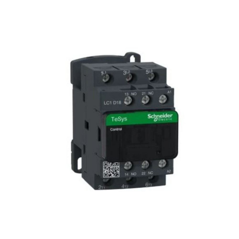 Schneider Electric TeSys D contactor 3P(3 NO) AC-3 <= 440V 18A 415V AC Coil LC1D18N7 in Dubai, UAE