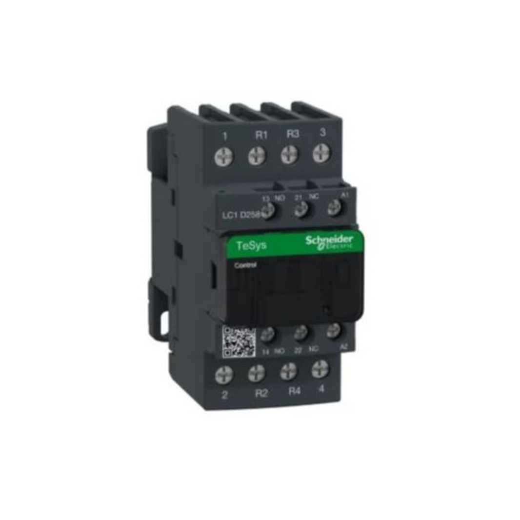 Schneider Electric TeSys D Contactor 4P(2 NO + 2 NC) AC-1 <= 440V 40A 48V AC Coil LC1D258E7 in Dubai, UAE