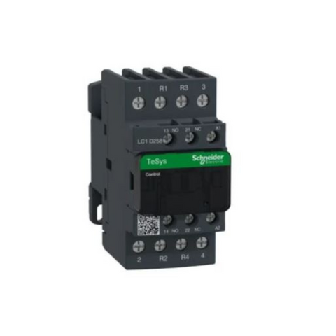 Schneider Electric TeSys D Contactor 4P(2 NO + 2 NC) AC-1 <= 440V 40A 220V AC Coil LC1D258M7