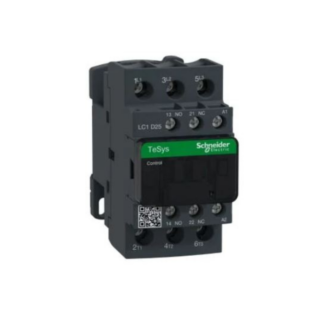 Schneider Electric TeSys D Contactor 3P(3 NO) AC-3 <= 440V 25A 415V AC Coil LC1D25N7 in Dubai, UAE