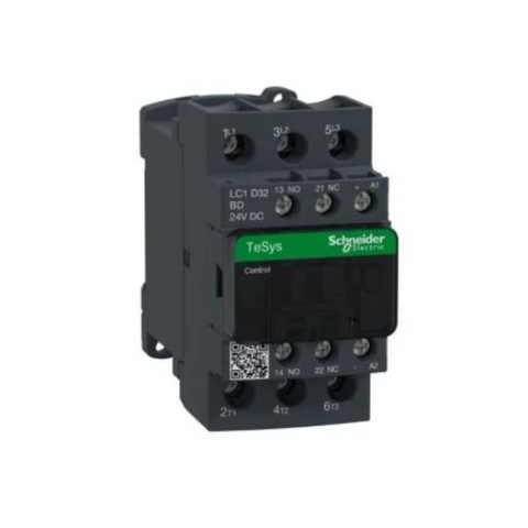 Schneider Electric TeSys D contactor 3P(3 NO) AC-3 <= 440V 32A 24V DC Coil LC1D32BD