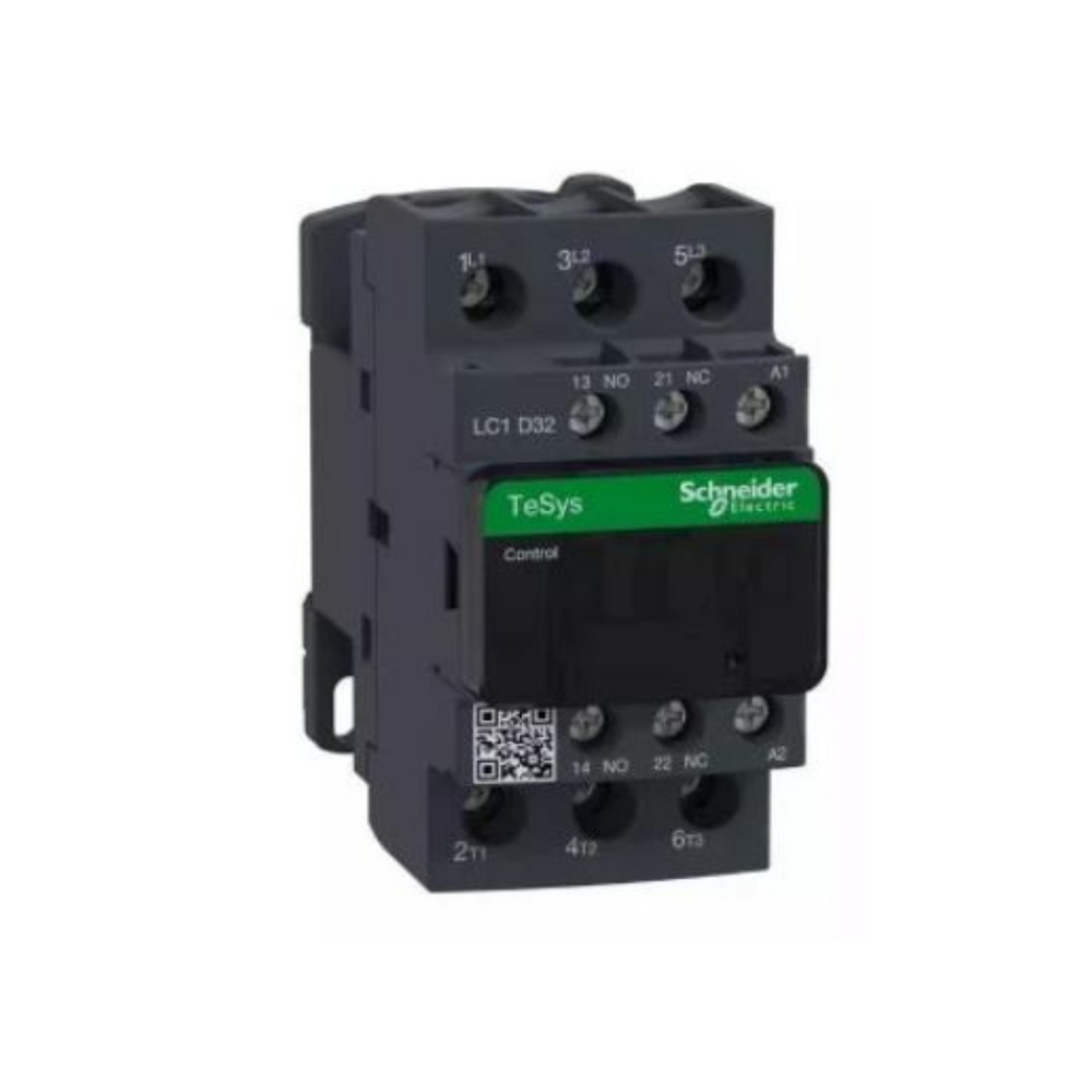 Schneider Electric TeSys D contactor 3P(3 NO) AC-3 <= 440V 32A 230V AC 50/60Hz Coil LC1D32P7in Dubai, UAE