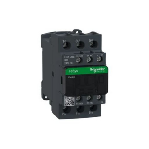 Schneider Electric TeSys D Contactor 3P(3 NO) AC-3 <= 440V 38A 24V DC Standard Coil LC1D38BD
