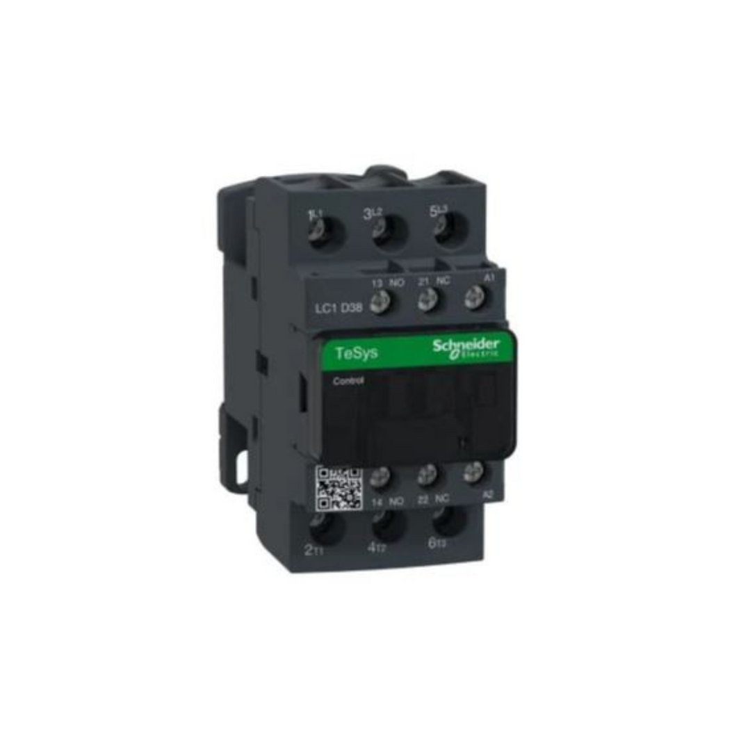 Schneider Electric TeSys D Contactor 3P(3 NO) AC-3 <= 440V 38A 48V AC 50/60Hz Coil LC1D38E7  in Dubai, UAE