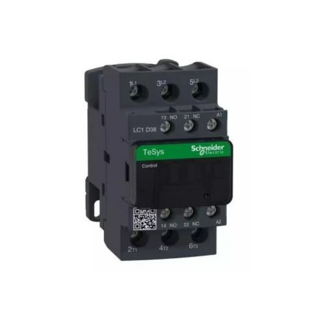 Schneider Electric TeSys D contactor 3P(3 NO) AC-3 <= 440V 38A 230V AC 50/60Hz coil LC1D38P7 in Dubai, UAE