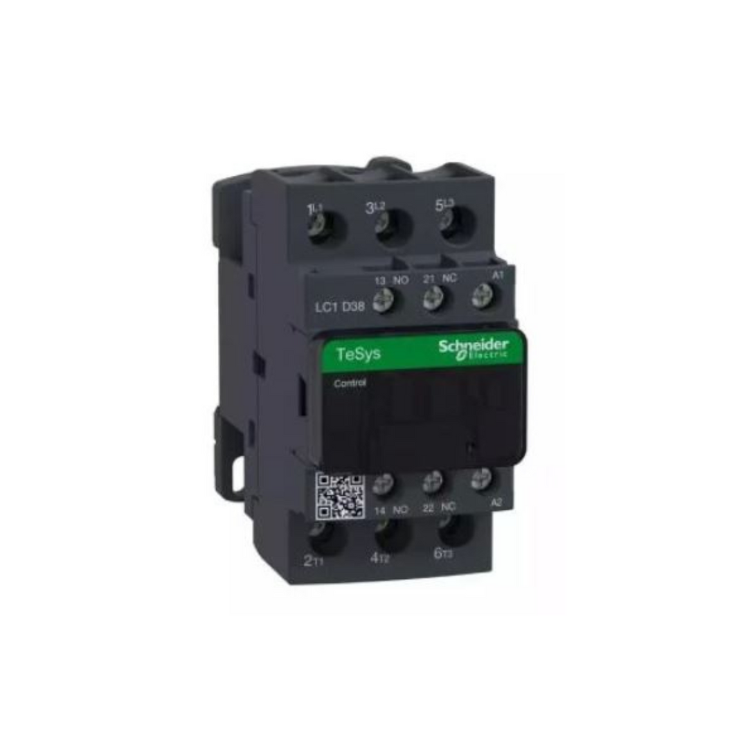 Schneider Electric TeSys D Contactor 3P(3 NO) AC-3 <= 440V 38A 240V AC 50/60 Hz Coil LC1D38U7 in Dubai, UAE