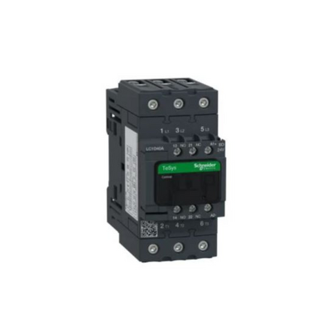 Schneider Electric TeSys D Contactor 3P(3 NO) AC-3 <= 440V 40A 24V DC Standard Coil LC1D40ABD