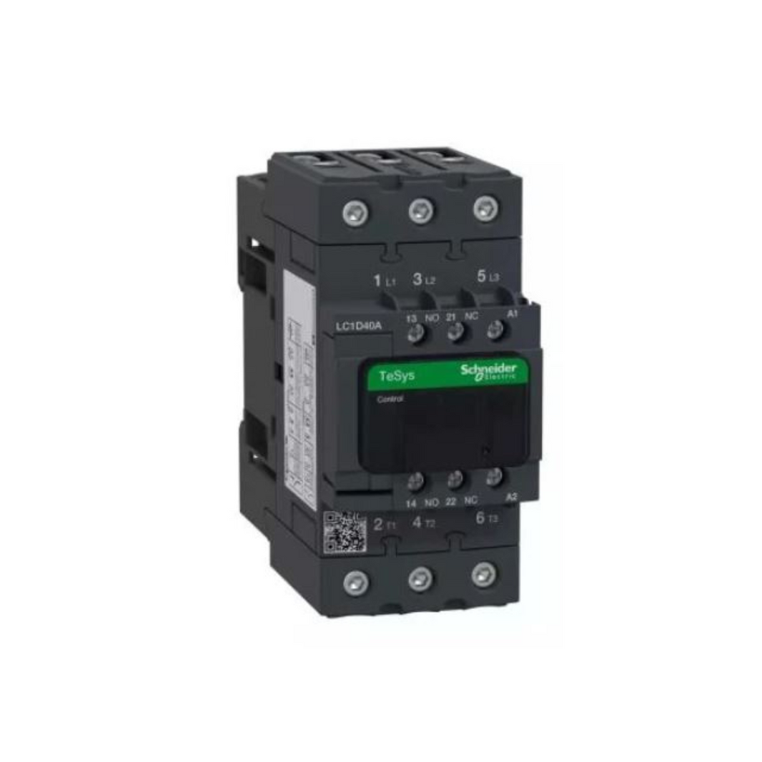 Schneider Electric TeSys D Contactor 3P(3 NO) AC-3 <= 440V 40A 110V AC 50/60 Hz Coil LC1D40AF7 in Dubai, UAE