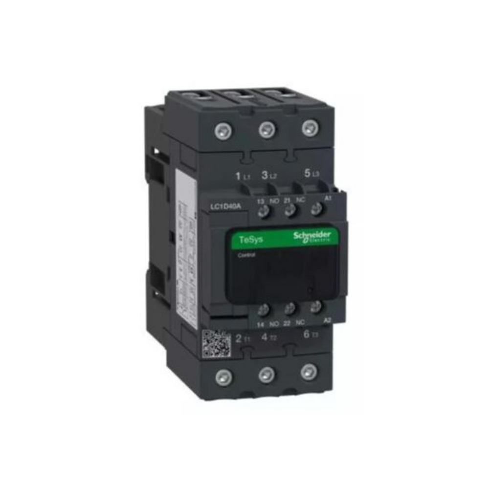 Schneider Electric TeSys D contactor 3P(3 NO) AC-3 <= 440V 40A 230V AC 50/60 Hz Coil LC1D40AP7 in Dubai, UAE