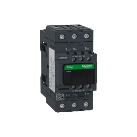 Schneider Electric TeSys D Contactor 3P(3 NO) AC-3 <= 440V 50A 415V AC 50/60Hz Coil LC1D50AN7