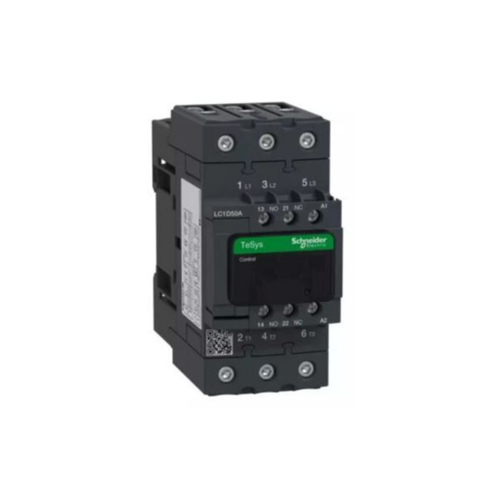 Schneider Electric TeSys D Contactor 3P(3 NO) AC-3 <= 440V 50A 230V AC 50/60Hz coil LC1D50AP7 in Dubai, UAE