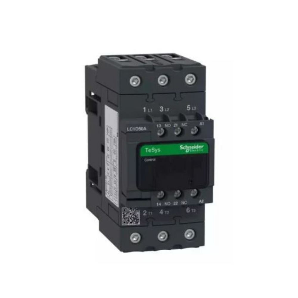 Schneider Electric TeSys D contactor 3P(3 NO) AC-3 <= 440V 50A 240V AC 50/60 Hz Coil LC1D50AU7