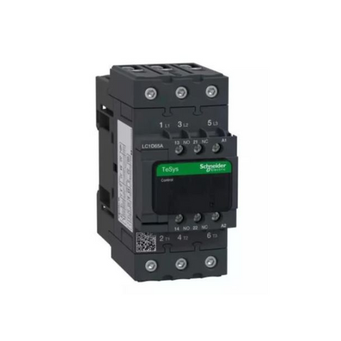Schneider Electric TeSys D contactor 3P(3 NO) AC-3 <= 440V 65A 24V AC 50/60Hz Coil LC1D65AB7