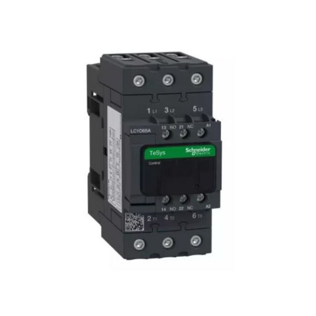 Schneider Electric TeSys D contactor 3P(3 NO) AC-3 <= 440V 65A 110V AC 50/60Hz Coil LC1D65AF7 in Dubai, UAE