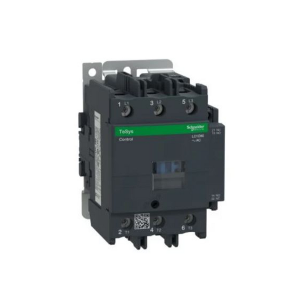 Schneider Electric TeSys D contactor 3P(3 NO) AC-3 <= 440V 80A 48V AC 50/60Hz coil LC1D80E7 in Dubai, UAE