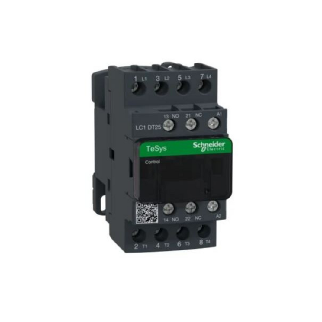 Schneider Electric TeSys D Contactor 4P(4 NO) AC-1 <= 440V 25A 220V AC 50/60 Hz Coil LC1DT25M7 in Dubai, UAE