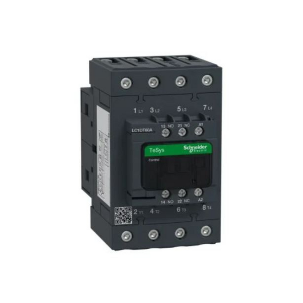 Schneider Electric TeSys D Contactor 4P(4 NO) AC-1 <= 440 V 60A 220V AC 50/60Hz Coil LC1DT60AM7 in Dubai, UAE