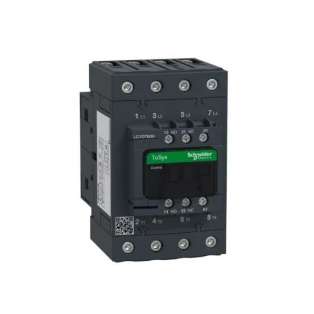 Schneider Electric TeSys D Contactor 4P(4 NO) AC-1 <= 440V 60A 240V AC 50/60Hz Coil LC1DT60AU7 in Dubai, UAE