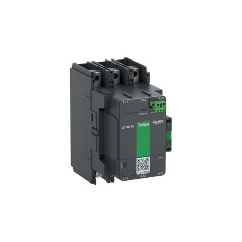 Schneider Electric TeSys Giga High Power Contactor 3 Pole (3NO) AC-3 <= 440V 115A Standard Version 100-250V Wide Band AC/DC Coil LC1G115KUEN