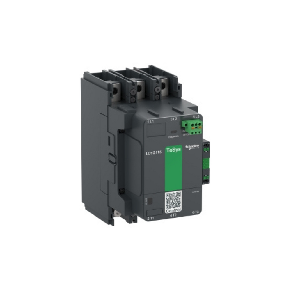 Schneider Electric TeSys Giga High Power Contactor 3 Pole (3NO) AC-3 <=440V 115A Standard Version 48-130V Wide Band AC/DC Coil LC1G150EHEN in Dubai, UAE