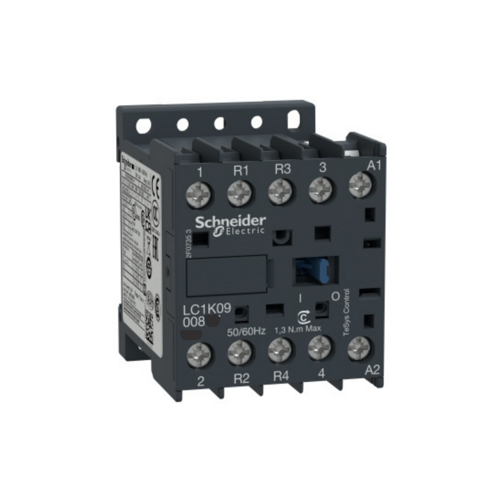 Schneider Electric TeSys K Contactor 4P(2 NO + 2 NC) AC-1 <= 440V 20A 230-240V AC Coil LC1K09008U7 in Dubai, UAE