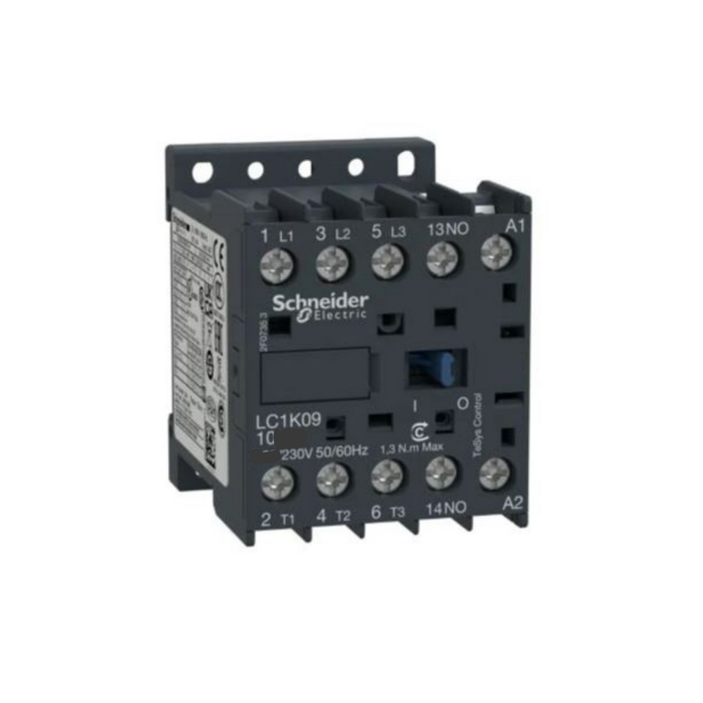 Schneider Electric TeSys K Contactor 3P AC-3 <= 440V 9A - 1 NO Aux. 230V AC coil LC1K0910P7 in Dubai, UAE